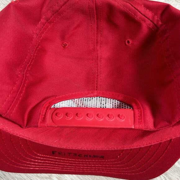 Vintage‎ ABC Sports Snapback Hat Red Made in USA Cap - Picture 2 of 8